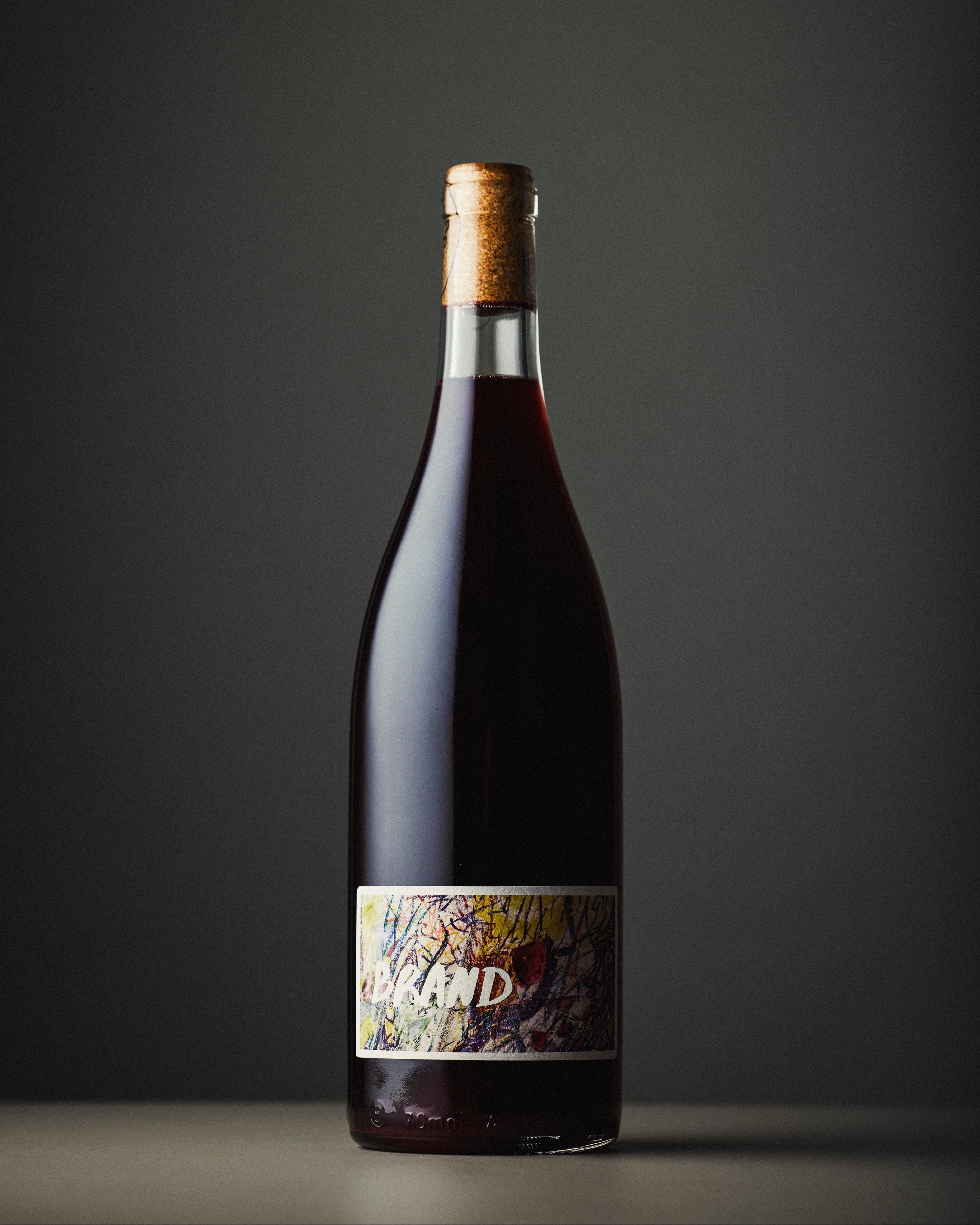 Brand Red 2024 Naturwein Flaschenfoto