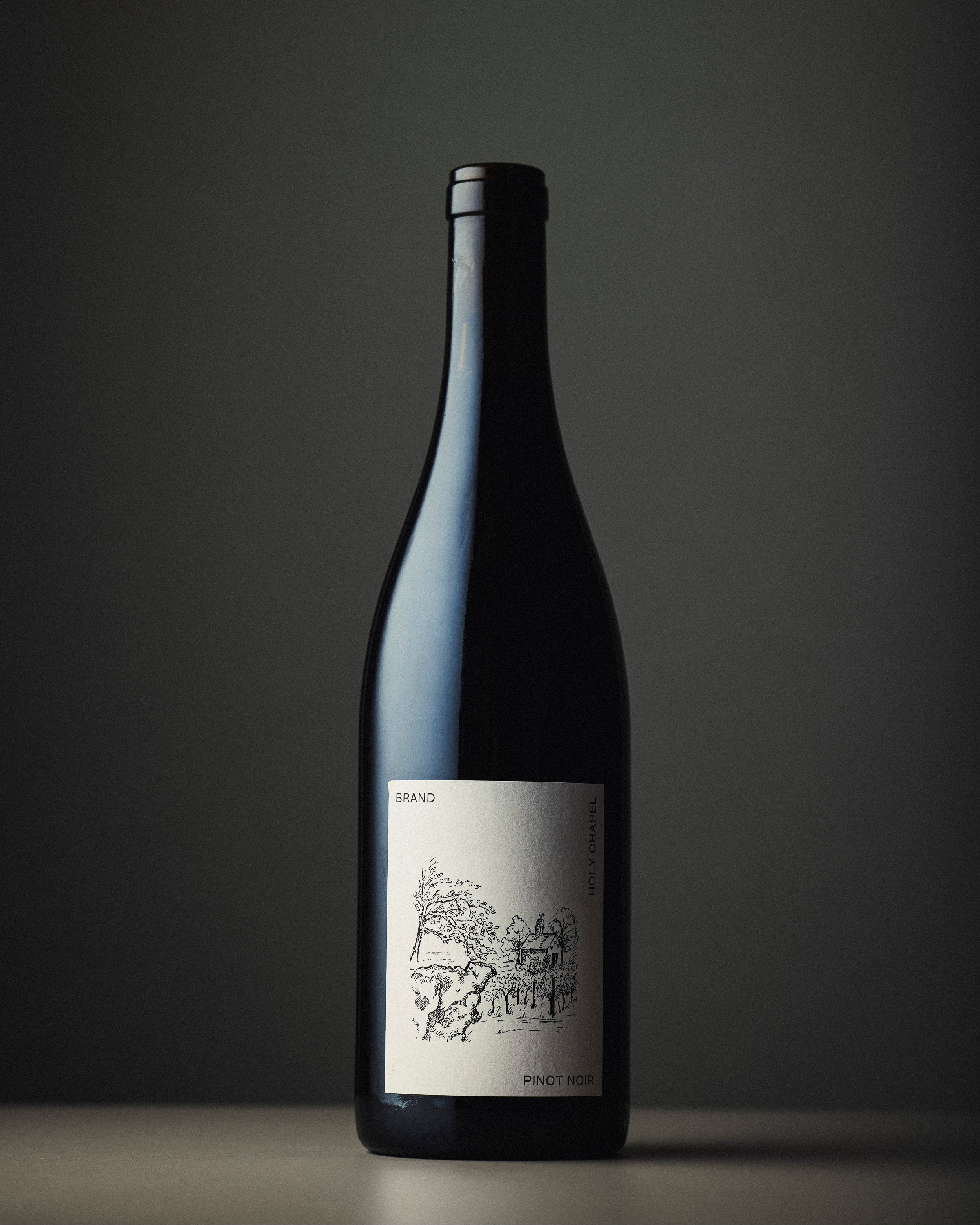 Pinot Noir Holy Chapel 2020 Naturwein Flaschenfoto