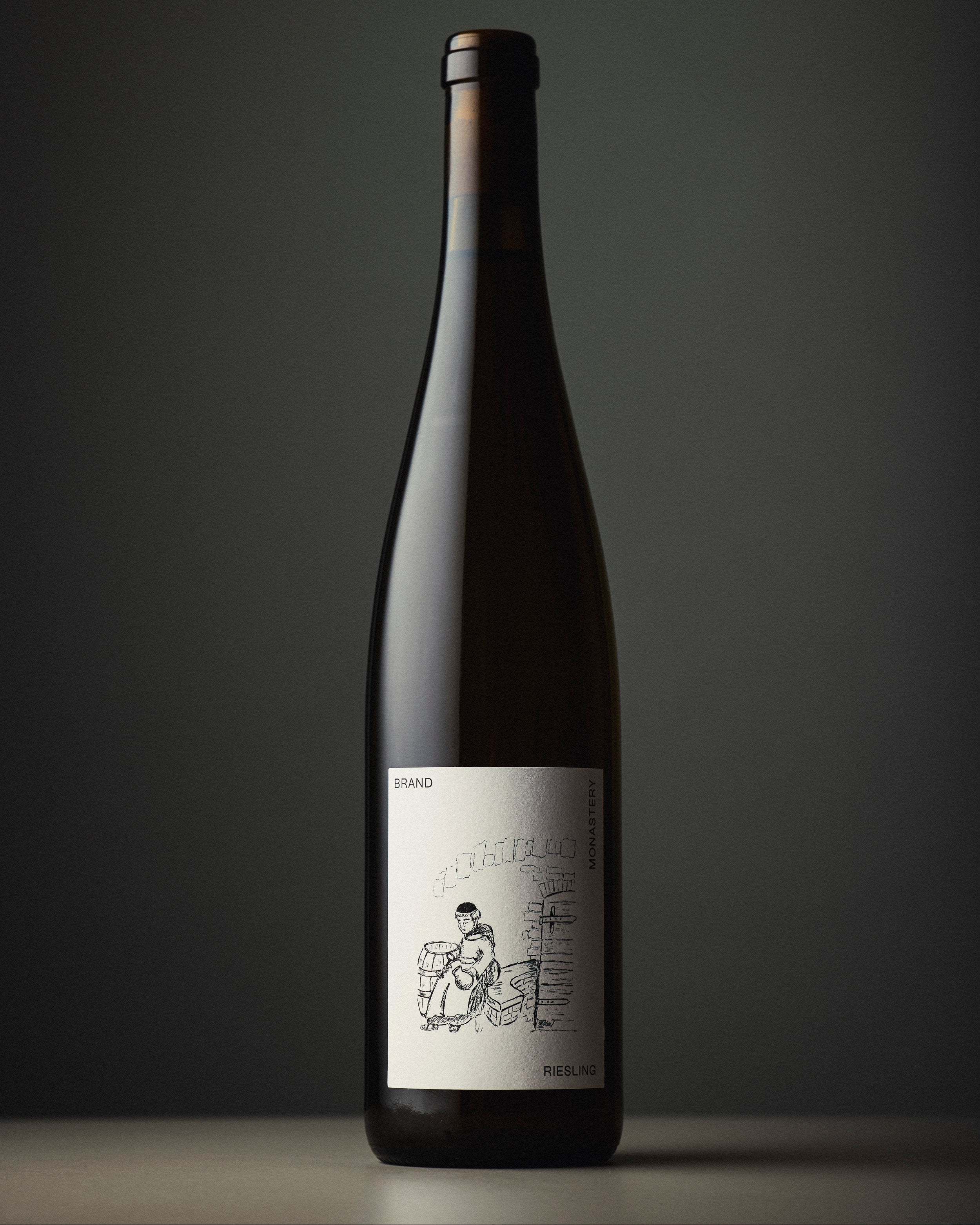 Riesling Monastery 2023 Naturwein Flaschenfoto